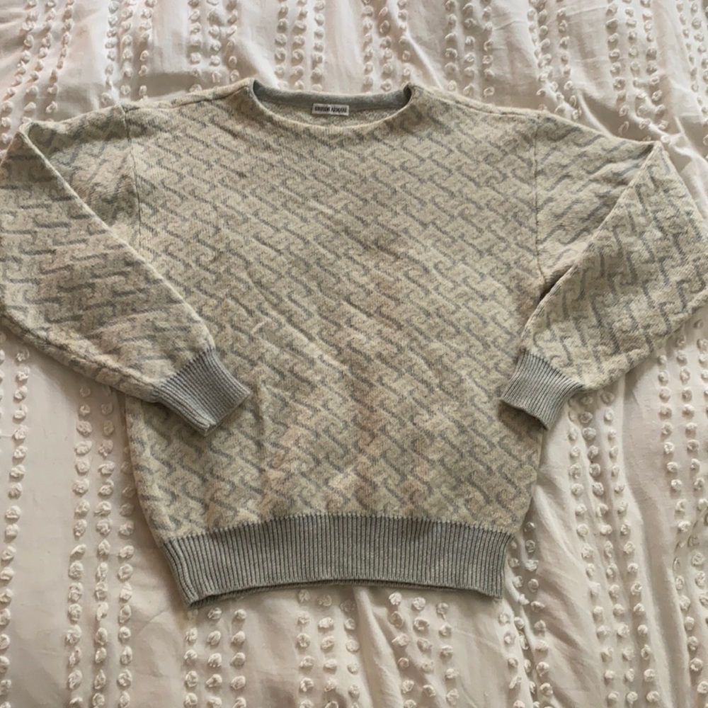 RARE Vintage Giorgio Armani Alpaca Wool Pullover